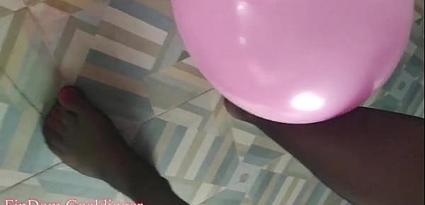  Balloons Bathroom Stockings legs Mesmerize
